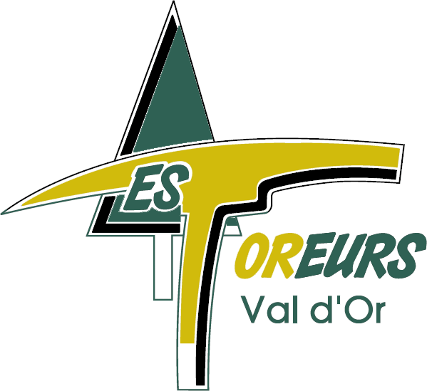val-d'or foreurs 1993-2007 primary logo iron on heat transfer